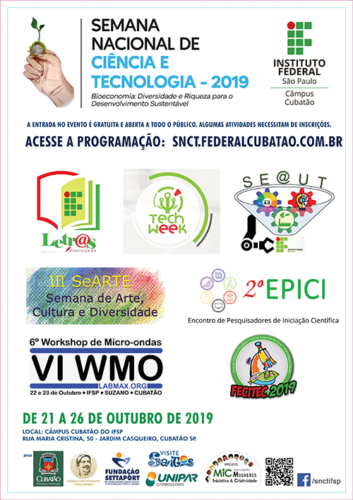 Semana Nacional De Ciencia E Tecnologia IFSP Campus Cubatao