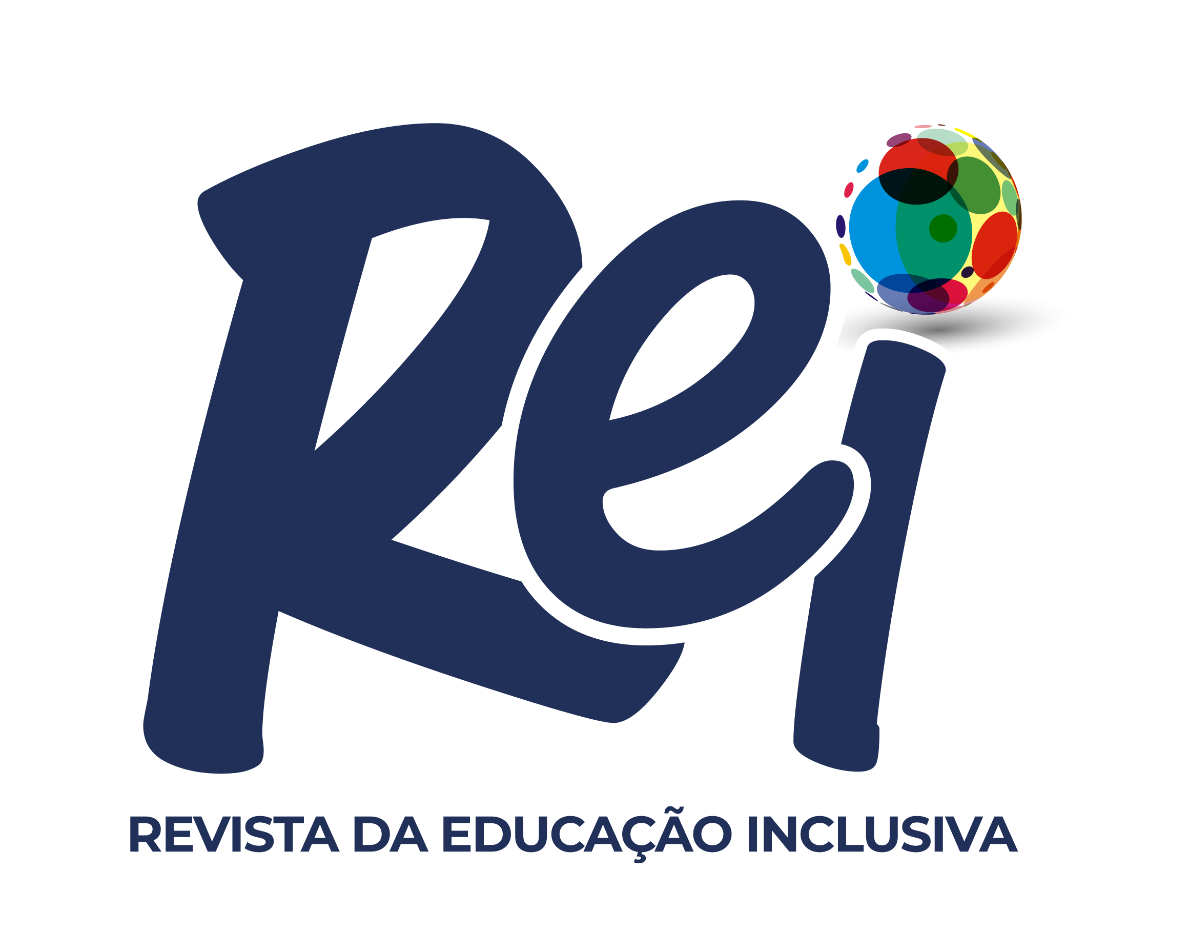Logo com as iniciais do título da revista - o ponto sobre a letra I é o globo com círculos coloridos indicando as diferências